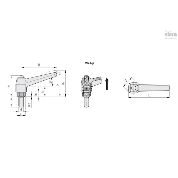 Zinc-plated Steel Threaded Stud, MRX.80 P-M12x70